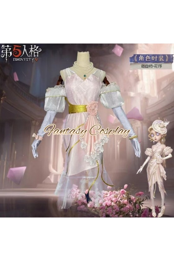 Identity V Perfumer Optimism of Flower Gown Cosplay Costume